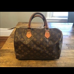 Vintage Authentic Louis Vuitton Speedy 30